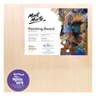 Mont Marte Premium Painting Board - 12" x 12" - 2 Pack-Plywood panel with a pine frame