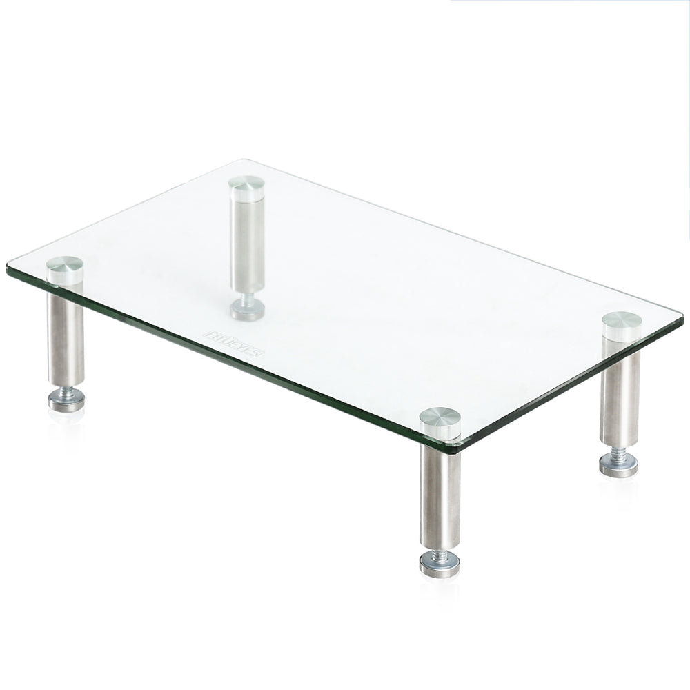 FITUEYES Clear Monitor Stand Height Adjustable Computer Monitor Riser fitueyes-clear-monitor-stand-height-adjustable-computer-monitor-riser
