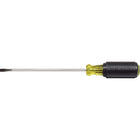 Klein Tools Klein Cushion-Grip Screwdrivers-Round Shank, Slot Cabinet Tip - 4 Pack-Handle Type Cushion Grip