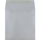 JAM Paper 6 x 6 Square Envelopes, Stardream Metallic Silver, 250 Pack (V018307H)-Blank interior for personalized message