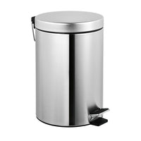ASI Step-on Waste Receptacle, Stainless Steel-Freestanding covered garbage can