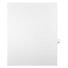 Mark Maker Legal Exhibit Index Tab White Single Tabs, 1/25th Cut, Letter Size, No Holes, Number 91, 25 Pack-White Single Tabs, 1/25th Cut