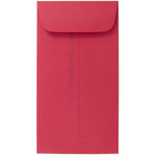 JAM Paper #7 Coin Envelopes, 6.5 x 3.5, Brite Hue Red Recycled, 1000 Pack-Coin Envelopes