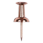 JAM Paper Push Pins, Rose Gold, 100 Pack (22432063)-100 pack