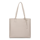 Bugatti PURE Laptop Ladies Tote Bag - 14.1" - Removable Organizer - Cream (LBG5054BU-CREAM )-15'' x 13.25'' x 6.25''