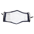 Nautica Non-Medical Reusable Face Masks with Replacement Filters - Navy & Navy/Red Print - 2 Pack-6