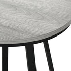 Monarch Specialties 2176 Accent Table - 22"H/Grey/Black Metal-10