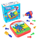 Educational Insights Design & Drill ABCs & 123s - Multicolor-Build fine motor skills! select and place a bolt on the board, position the toy drill, and power up! Or place and twist the mini screwdriver to tighten and loosen the colorful bolts. Either way, kids are developing the fine motor skills they need to tie their shoes and hold a pencil
