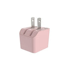 Basic Tech Dual USB Wall Charger - Pink-Charges 2 Devices at Once