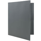 JAM Paper Plastic POP Two Pocket Folders, Grey, 12 Pack (382Egyg)-4
