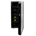 Koolatron 12 Bottle Wine Cooler, 1 cu. ft. (28L) Freestanding Thermoelectric Wine Fridge - Black-Holds 12 standard Bordeaux bottles