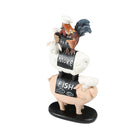 Truu Design Chef Animals Figurine, 12.25 inches, Multicolor-Measures 12" in height and 6" in width