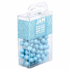 JAM Paper Colorful Push Pins - Round Head Map Thumb Tacks - Baby Blue - 100 Pack-Size: Standard (approx 1 inch)