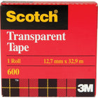 Scotch Transparent Tape, Boxed, 12.7mm x 32.9m-Glossy finish