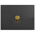 St. James Document/Certificate Holders - Gold Award Seal with Gold Ribbon - Black - 5 Pack-Add ceremony, elegance and sincerity to the act of giving recognition