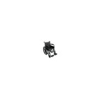 Reliance Medical 3047 Reliquip Light Folding Powder Coated Tubular Steel Wheelchair with Polyurethane Front Wheels-Powder Coated Tubular Steel Self-Propelled Wheelchair, Lightweight Design with Polyurethane Front Wheels