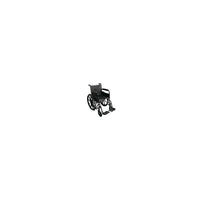Reliance Medical 3047 Reliquip Light Folding Powder Coated Tubular Steel Wheelchair with Polyurethane Front Wheels-Powder Coated Tubular Steel Self-Propelled Wheelchair, Lightweight Design with Polyurethane Front Wheels