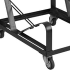 Flash Furniture HERCULES Series Steel Sled Base Stack Chairs Dolly - Black - 2 Pack-Supports up to 10 Chairs