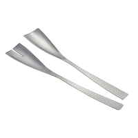 Elegance Salad Servers Hammered-Set Includes: 2 Piece