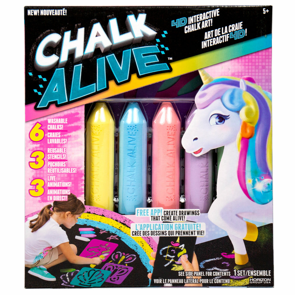 Crayola Unicorn Sidewalk Chalk – Bunte Straßenkreide Mit Einhorn-Motiven