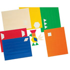 Ideal Pattern Blocks Stickers, Grades P - 6th, 1800 Pack (ID-34424)-Age group and grade: Ages 4 - 12 years and grades preschool - 6th