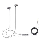 General Supply Goods + Co Metallic Wired USB-C In-Ear Earbuds with Case - Silver-Built-in microphone with volume control