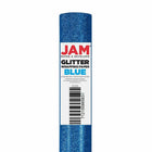 JAM Paper Gift Wrap - Glitter Wrapping Paper - 20 Sq Ft - Blue Glitter -Size: 20 Square Feet per roll (2.5 ft wide x 8 ft long)