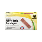 Wasip Fabric Strip Bandage - 3" x 0.87" - 25 Pack-These latex-free water-resistant bandages, made of high quality stretch fabric material allows for flexibility and long-term wear