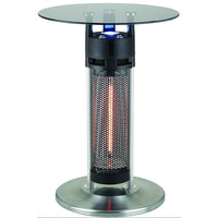 ENER-G+ HEA-14756LED Heated Infrared Bistro Table-Very heat efficient and less expensive to use than propane heaters