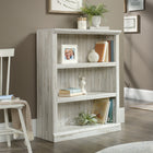 Sauder Miscellaneous Storage 3-Shelf Bookcase - 43.78" H - White Plank (426427)-43.78"H x 35.28"W x 13.23"D