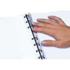 Blueline MiracleBind Gold Collection Notebook – 9-1/4" x 7-1/4" – Black – 58 Sheets-Twin-wire binding