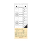 Deluxe Automotive Service Technician Time Tickets, Triplicate Copy, 4-1/4" x 11", 500 Pack (W651-3-500)-Time card