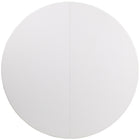 Flash Furniture 60"Dia Granite Plastic Folding Table - Round - White-551 lb. Static Load Capacity
