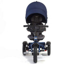 Bentley 6-in-1 Baby Stroller / Kids Trike, Sequin Blue-Stage I Six months & Up: The seat can be turned 180 degrees. This function and the additional footrests are good for babies to start using the trike.