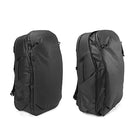 Peak Design Travel Backpack - 30 L - Black-Black, Weatherproof 100% recycled 400D nylon canvas shell