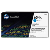 HP 654A (CF331A) Cyan Original LaserJet Toner Cartridge-Colour: Cyan