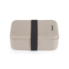 Minimal Paddy Fiber Bento Box V2 - Set of 2-Made from natural rice paddy fiber material, food grade tight silicone seal
