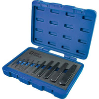 Gray Tools 10 Piece Straight Type, Screw Extractor Set-Contains extractors for screws, stud or bolt sizes: 1 1/4", 2 3/8", 3 7/16", 4 1/2", 5 5/8", 6 3/4", 7 7/8", 1 1/8" and 1 3/8".