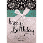 Rosedale 5-1/2" x 8" Happy Birthday with Bible Quote Greeting Cards And Envelopes, 6 Pack (19692)-Printed on premium uncoated card stock