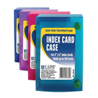 C-Line Index Card Case, Assorted, 3" x 5", 24 Pack-Keep your index cards organized
