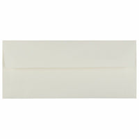 JAM Paper #10 Business Strathmore Envelopes - 4.125" x 9.5" - Natural White Wove - 50 Pack-Colour: Natural White