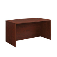 Sauder 59"W Affirm Executive Desk - Classic Cherry-Durable, 1" thick top for books, binders, a computer, and more
