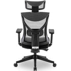 MotionGrey AirGlide Mesh Series Office Chair- Executive Ergonomic Computer Desk Mesh Back - Black-Seat Dimensions: 26.2" W x 17.3-18.8" D x 3" H