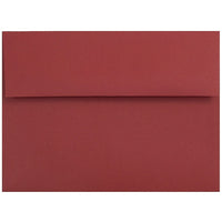 JAM Paper A7 Invitation Envelopes, 5.25 x 7.25, Dark Red, 1000 Pack (1166B)-Dark red