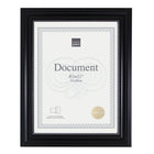 kieragrace Lucy Document Frame, 8.5" x 11", Black, Silver Beading, 12 Pack-Black frame with Silver beading