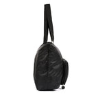 PACK N FOLD 51111 Foldable Lightweight Water-Resistant Tote Bag, Black-Dimensions: 38H x 48W x 20D cm / 19H x 8W x 8D cm (fold size)