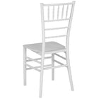 Flash Furniture HERCULES Series White Resin Stacking Chiavari Chair - 2 Pack-White Finish