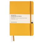 Gry Mattr Softcover Stone Paper Notebook - A5 Lined - 160 pages - Mustard-Two Ribbon Page Markers