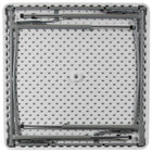 Flash Furniture 34" Square Height Adjustable Granite Plastic Folding Table - White-1.5'' Thick Granite White Table Top