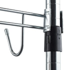 TRINITY EcoStorage 3-Tier Rolling Garment Rack w/ Wheels, Chrome (TBFZ-2707)-Mobile clothing displays for retail stores